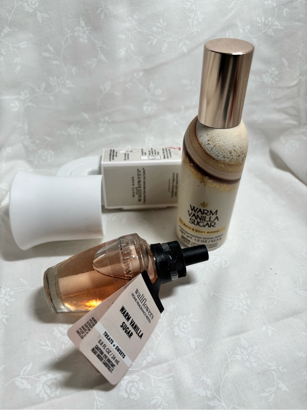 Warm Vanilla Sugar Bath & Body Works Home Fragrance Set
